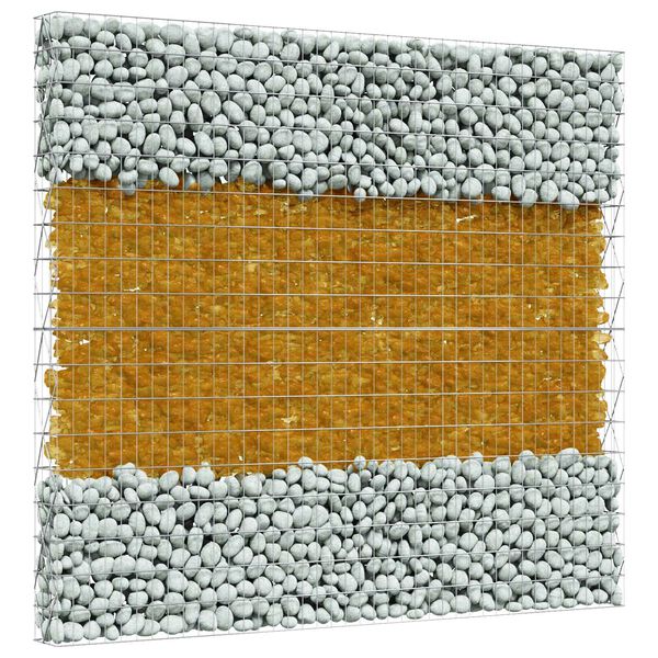 vidaXL Sodo Akmenys Ruda 12 cm Stiklas