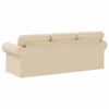 vidaXL Sofa Kreminė Bendri matmenys: 215 x 82 cm (P X G x A) Aksomas