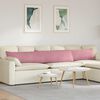 vidaXL Sofa Pagalvės 2 pcs Rožinė 200 x 40 cm Kordūrinis audinys