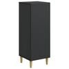 vidaXL Kabalas Juoda 33 x 34,5 x 90 cm Apdirbta mediena