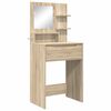 vidaXL Miegamojo persirengimo stalai Sonoma ąžuolas 80 x 39,6 x 135 cm