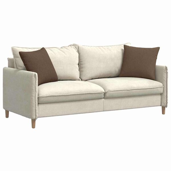 vidaXL Sofa Pagalvės 2 pcs Ruda 45 x 45 cm audinys