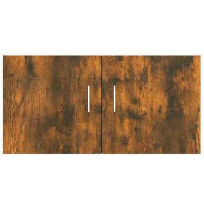 vidaXL Sieninė spintelė, dūminio ąžuolo spalvos, 80x39x40cm, mediena