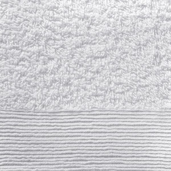 vidaXL Rankšluosčių rinkinys, 12vnt., baltas, medvilnė, 450g/m