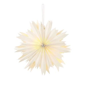 vidaXL Kalėdų ap&scaron;vietimas RAAHE 10 LED &Scaron;ilta balta 45 x 17 x 45 cm