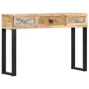 vidaXL Konsolinis staliukas, 110x30x76 cm, mango medienos masyvas