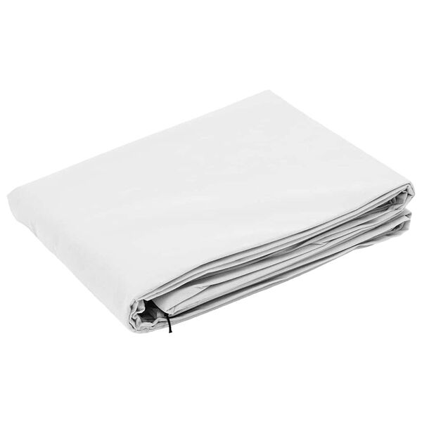 vidaXL &Scaron;alčio Apsauginiai Augalų Fleece Dangčiai 3 pcs Balta