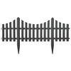 vidaXL Vejos pertvaros, 17vnt., antracito spalvos, 10m, PP
