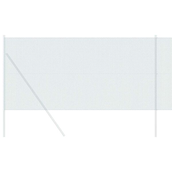 vidaXL Heksagoninė tvora Žalia 1 x 50 m PVC