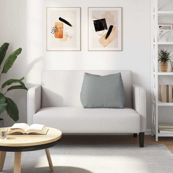 vidaXL Apsaugos Pagalvė &Scaron;viesiai pilka 60 x 20 x 50 cm audinys