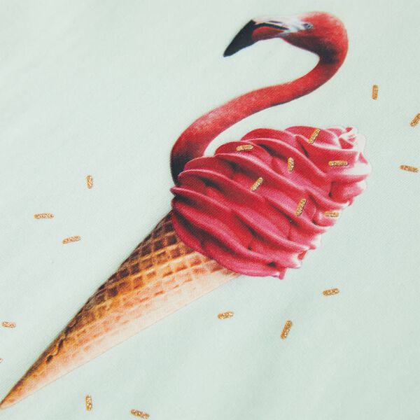 Vaikiški marškinėliai, šviesiai mėtinės spalvos, 92 dydžio