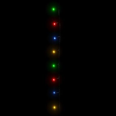 vidaXL LED lempučių girlianda, 100m, PVC, 1000 įvairių spalvų LED