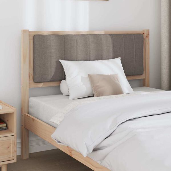 vidaXL Apmu&scaron;ta lovos galvūgalis Ruda 100 cm Kietos pu&scaron;ies mediena