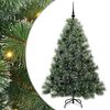 vidaXL Dirbtinė Kalėdų eglutė su 150 LED Žalia 150 cm PE ir PVC