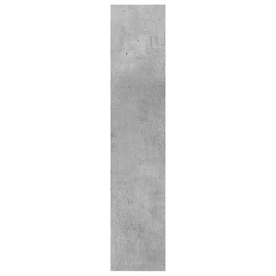 vidaXL Sieninė lentyna, betono pilkos spalvos, 90x16x78cm, MDP