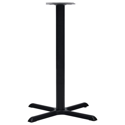 vidaXL Bistro stalo koja, juodos spalvos, 76x76x107cm, ketus