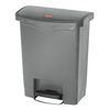 Rubbermaid užlipamas konteineris Slim Jim, 30 l, pilkas