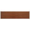 vidaXL Langų palangė Ruda mediena 60 x 25 x 4,5 cm PVC