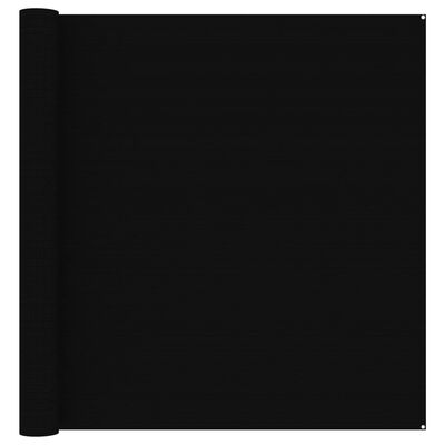 vidaXL Palapinės kilimėlis, juodos spalvos, 300x500cm