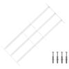 vidaXL Langų saugos grotelės su 3 skersinėmis 63-114 cm