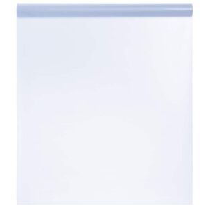 vidaXL Langų plėvelė, pilka, 45x500cm, PVC, statinė, matinė