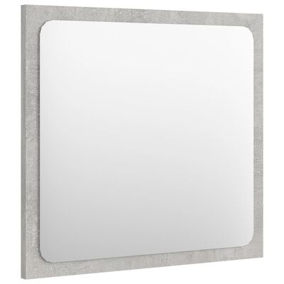 vidaXL Vonios kambario veidrodis, betono pilkas, 40x1,5x37cm, MDP