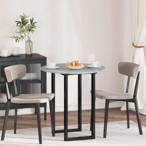 vidaXL Stalo vir&scaron;us Betono pilka 70 x 70 x 1,5 cm Apdirbta mediena