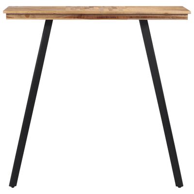 vidaXL Baro stalas, 110x55x105cm, tikmedžio medienos masyvas