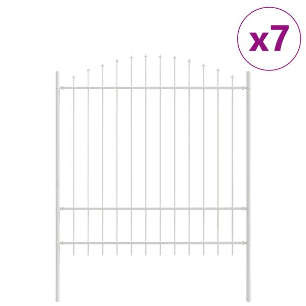 vidaXL Sodo tvora 7 pcs Balta 170 x 215 cm