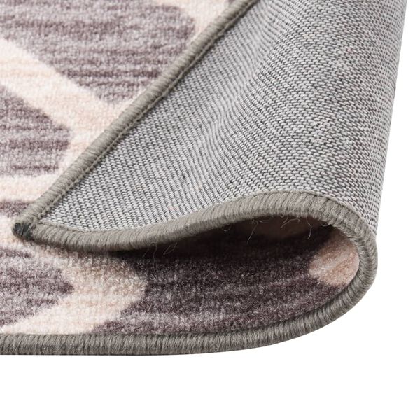 vidaXL Kilimas-takelis, rudos spalvos, 80x100cm