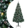 vidaXL Dirbtinė Kalėdų eglutė Žalia 240 cm PVC ir Plienas ir Plastikas