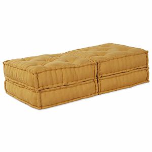 vidaXL Modulinė sofa 2 vnt. Audinys Geltona 140 x 70 x 36 cm