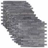 vidaXL Mozaikos plytelės Pilka 30 x 30 cm Marmuras