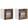 vidaXL Indaplovės plok&scaron;tė Kalmar 2 pcs Rūkyta ąžuolas 40 x 31 x 40 cm