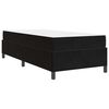 vidaXL Lovos rėmas su čiužiniu Juoda 100 x 200 cm audinys