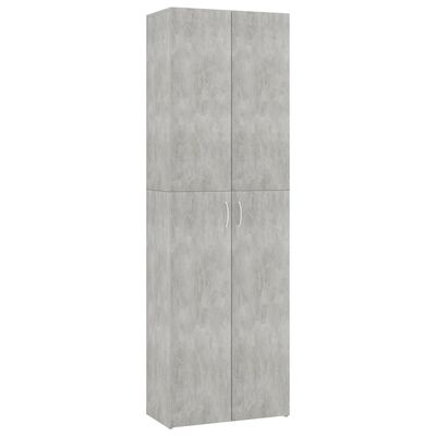 vidaXL Biuro spintelė, betono pilka, 60x32x190cm, apdirbta mediena
