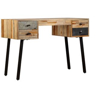 vidaXL Ra&scaron;omasis stalas, perdirbta mediena, 110x50x76cm