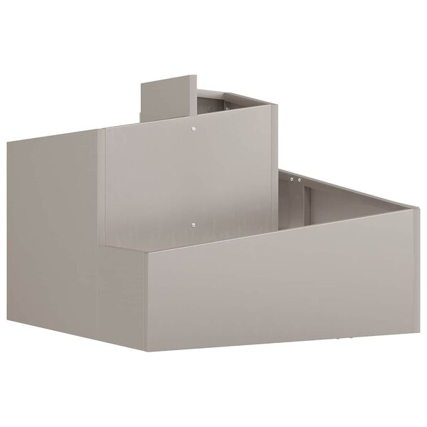 vidaXL Sodo vazonas Ruda 60 x 60 x 50 cm