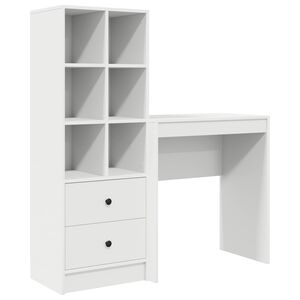 vidaXL Stalas Balta 115,5 x 40 x 127 cm 2 vnt.