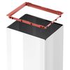 Hailo Šiukšliadėžė Big-Box Swing, baltos spalvos, 35l, L dydžio