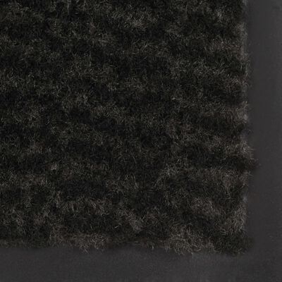 vidaXL Durų kilimėliai, 2vnt., juodi, 120x180cm, kvadratiniai