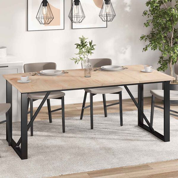 vidaXL Stalvir&scaron;iai, 4vnt., 90x45x2,5cm, pu&scaron;ies masyvas, stačiakampiai