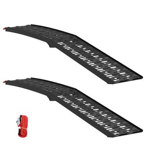 vidaXL Krovimo rampos 2 pcs Juoda 222 x 29 x 14 cm Aliuminis