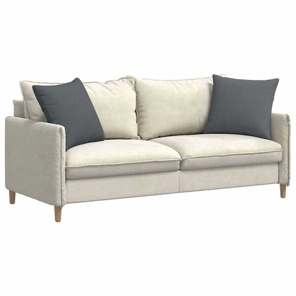 vidaXL Sofa Pagalvės 2 pcs Tamsiai pilka 50 x 50 cm audinys