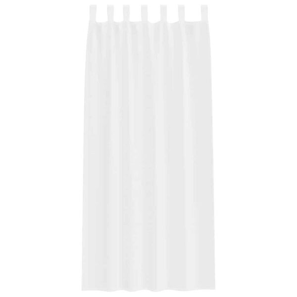vidaXL Voile Užuolaida 2 pcs Balta 245 x 140 cm Poliesteris