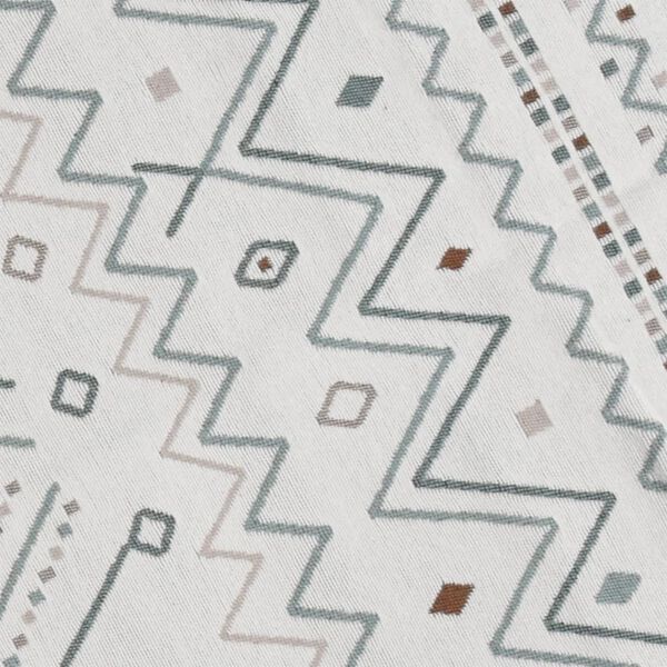 vidaXL Kilimėlis, smėlio ir mėlynos spalvos, 80x300cm, medvilnė