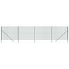 vidaXL Vielinė tinklinė tvora, žalia, 2x10m, galvanizuotas plienas