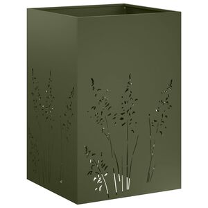 vidaXL Sodo vazonas Alyvuogių žalia 50 x 50 x 75 cm