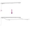 vidaXL I&scaron;traukiama markizė Smėlio 500 &times; 300 cm Poliesteris ir Metalas