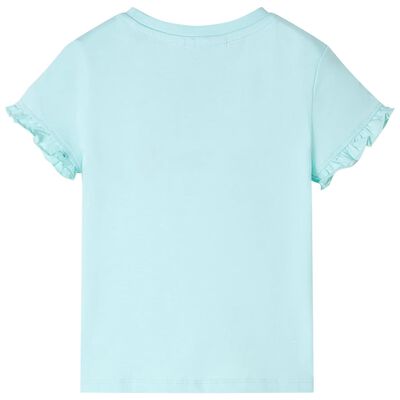 Vaikiški marškinėliai ilgomis rankovėmis, šviesiai mėlyni, 92 dydžio